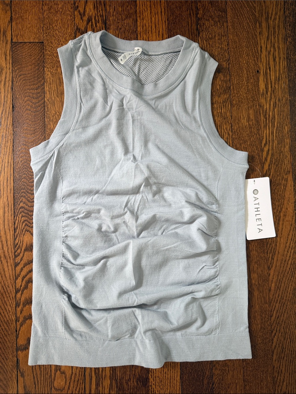 Athleta Foresthill Ascent Tank, NWT, Medium, Light Gray